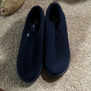 Classic Navy Women's Slip-On Loafers